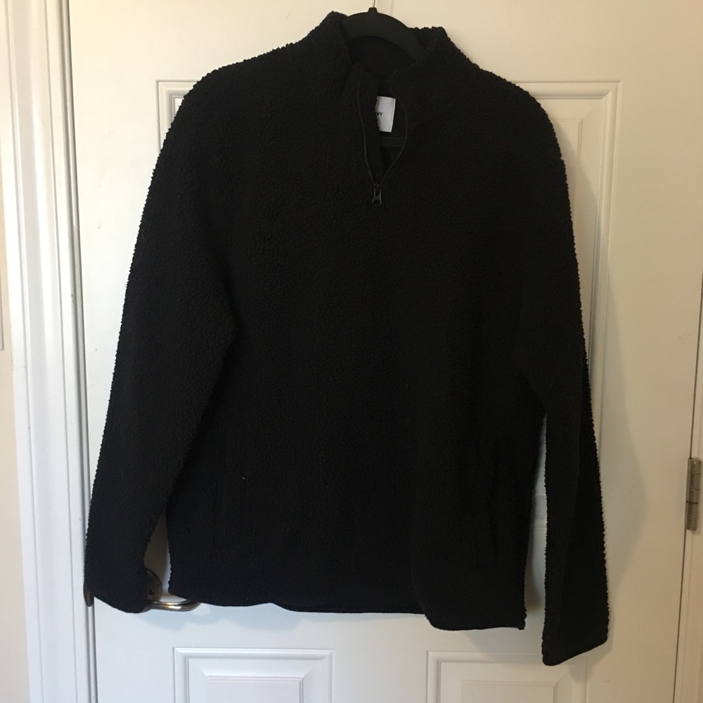 black quarter zip